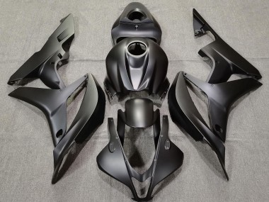 2007-2008 Plain Matte Black Honda CBR600RR Motorcycle Fairing UK