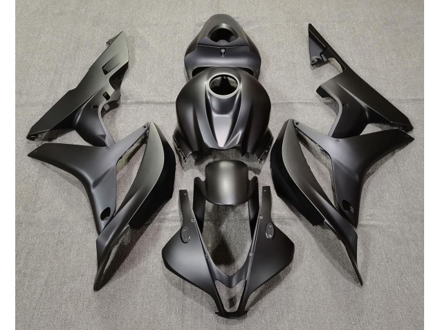 2007-2008 Plain Matte Black Honda CBR600RR Motorcycle Fairing UK 2007-2008 Plain Matte Black Honda CBR600RR Motorcycle Fairing UK