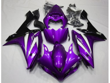 2007-2008 Purple White and Black Yamaha R1 Motorcycle Fairing UK