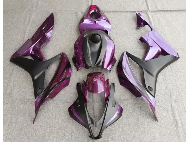 2007-2008 Purple and Matte Black Honda CBR600RR Motorcycle Fairing UK