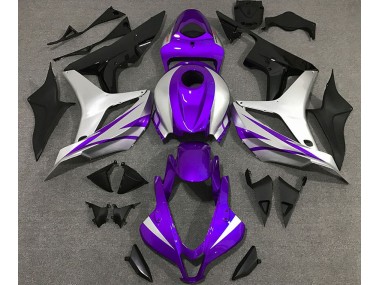 2007-2008 Purple and Silver OEM Style Honda CBR600RR Motorcycle Fairing UK