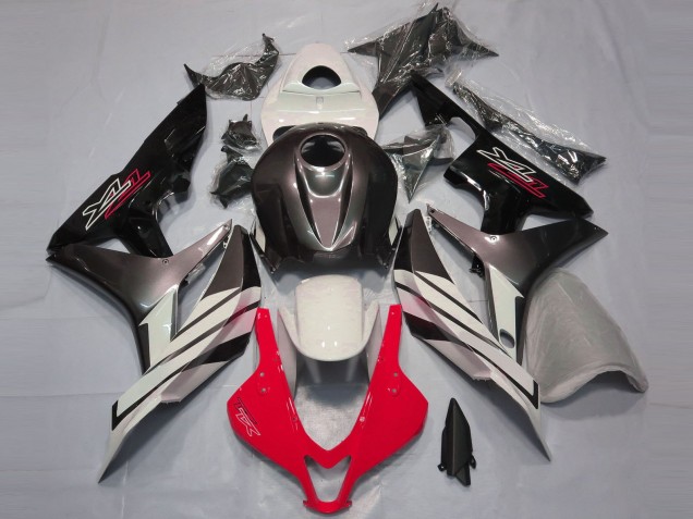 2007-2008 Red White and Gray Honda CBR600RR Motorcycle Fairing UK 2007-2008 Red White and Gray Honda CBR600RR Motorcycle Fairing UK