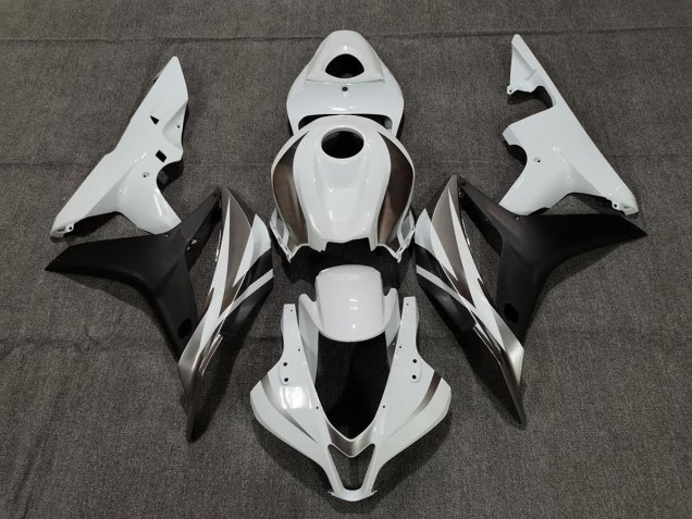 2007-2008 White Graphite and Black Honda CBR600RR Motorcycle Fairing UK