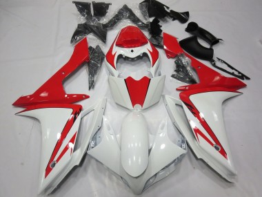 2007-2008 White Red custom Yamaha R1 Motorcycle Fairing UK