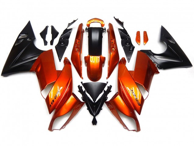 2007-2011 Burnt Orange Kawasaki Ninja 650R Motorcycle Fairing UK 2007-2011 Burnt Orange Kawasaki Ninja 650R Motorcycle Fairing UK