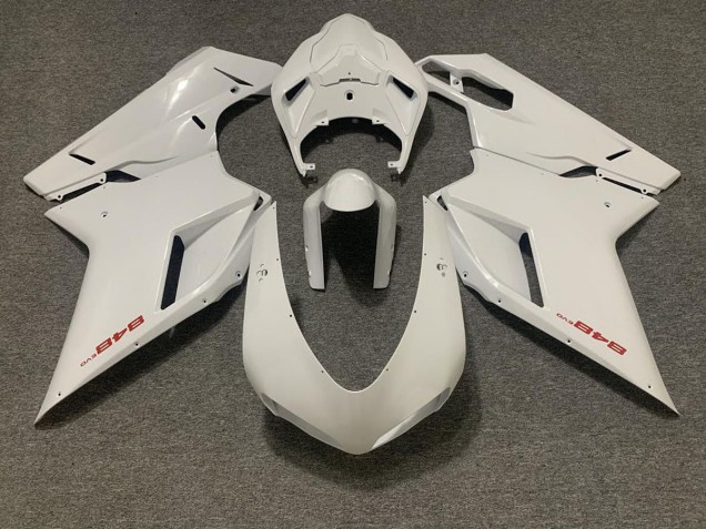 2007-2012 Gloss White Ducati 848 1098 1198 Motorcycle Fairing UK 2007-2012 Gloss White Ducati 848 1098 1198 Motorcycle Fairing UK