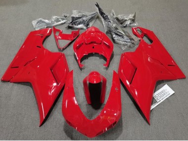 2007-2012 Plain Gloss Red Ducati 848 1098 1198 Motorcycle Fairing UK