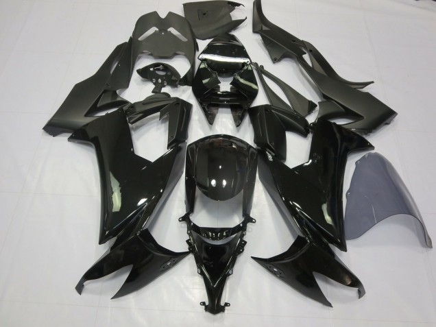 2008-2010 Gloss Black Kawasaki ZX10R Motorcycle Fairing UK 2008-2010 Gloss Black Kawasaki ZX10R Motorcycle Fairing UK