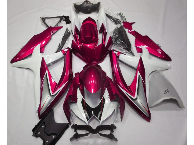 2008-2010 Gloss Red and White Suzuki GSXR 600-750 Motorcycle Fairing UK 2008-2010 Gloss Red and White Suzuki GSXR 600-750 Motorcycle Fairing UK