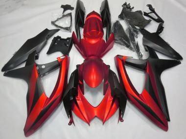 2008-2010 Matte Red No R Suzuki GSXR 600-750 Motorcycle Fairing UK