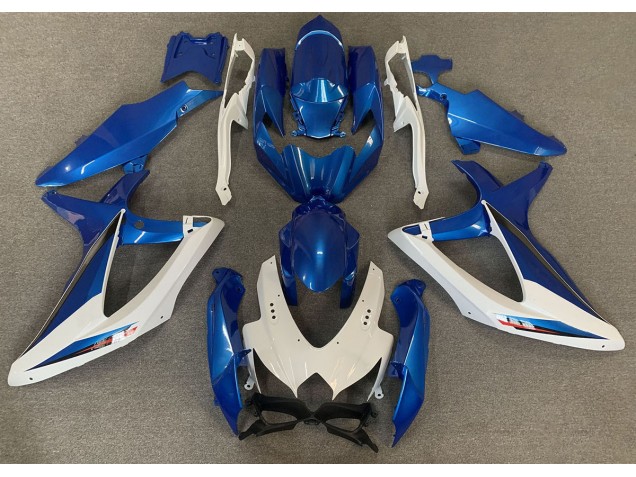 2008-2010 OEM Style Blue and White Suzuki GSXR 600-750 Motorcycle Fairing UK 2008-2010 OEM Style Blue and White Suzuki GSXR 600-750 Motorcycle Fairing UK