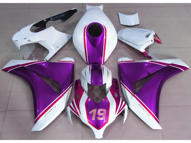 2008-2011 Gloss Purple and White Honda CBR1000RR Motorcycle Fairing UK 2008-2011 Gloss Purple and White Honda CBR1000RR Motorcycle Fairing UK