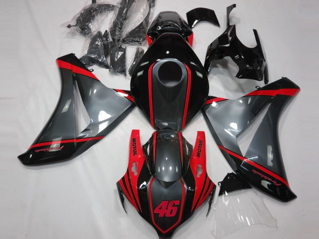 2008-2011 Gray Motul & Red Honda CBR1000RR Motorcycle Fairing UK