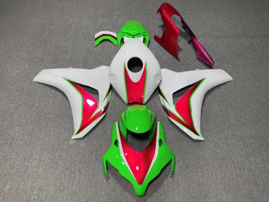 2008-2011 Green and Red Gloss Honda CBR1000RR Motorcycle Fairing UK
