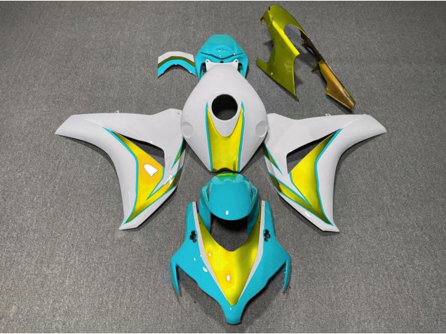 2008-2011 Light Blue and Gold Honda CBR1000RR Motorcycle Fairing UK 2008-2011 Light Blue and Gold Honda CBR1000RR Motorcycle Fairing UK
