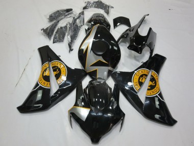 2008-2011 Orange Black and Silver Honda CBR1000RR Motorcycle Fairing UK