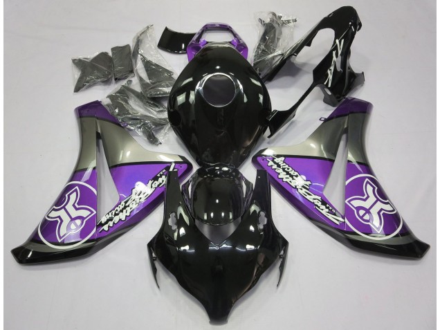 2008-2011 Purple on Black Custom Honda CBR1000RR Motorcycle Fairing UK 2008-2011 Purple on Black Custom Honda CBR1000RR Motorcycle Fairing UK