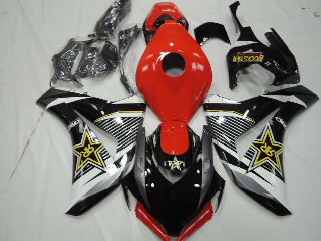 2008-2011 RockStar Style Honda CBR1000RR Motorcycle Fairing UK 2008-2011 RockStar Style Honda CBR1000RR Motorcycle Fairing UK