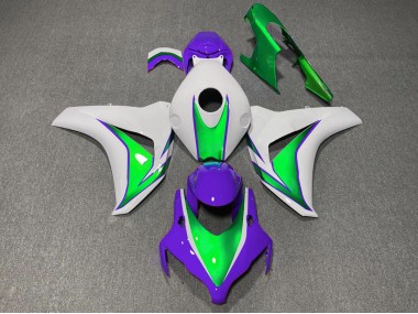 2008-2011 The Joker Green and Purple Gloss Honda CBR1000RR Motorcycle Fairing UK