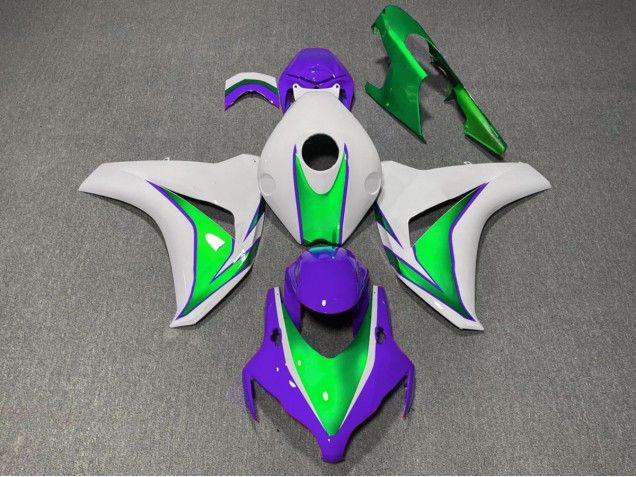 2008-2011 The Joker Green and Purple Gloss Honda CBR1000RR Motorcycle Fairing UK 2008-2011 The Joker Green and Purple Gloss Honda CBR1000RR Motorcycle Fairing UK