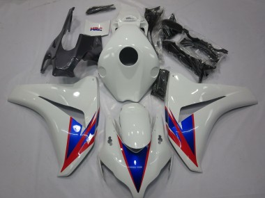 2008-2011 White Blue Red Honda CBR1000RR Motorcycle Fairing UK
