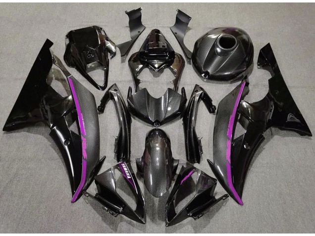 2008-2016 Carbon Fiber & Pink Yamaha R6 Motorcycle Fairing UK