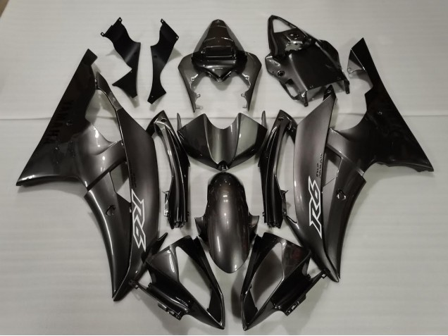 2008-2016 Dark Silver Yamaha R6 Motorcycle Fairing UK