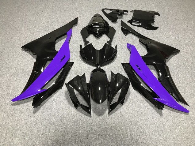 2008-2016 Gloss Black & Purple Yamaha R6 Motorcycle Fairing UK 2008-2016 Gloss Black & Purple Yamaha R6 Motorcycle Fairing UK