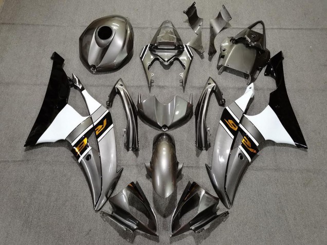 2008-2016 Gloss Gray & Bronze Yamaha R6 Motorcycle Fairing UK