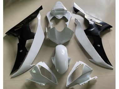 2008-2016 Gloss White and Black & Gold Yamaha R6 Motorcycle Fairing UK