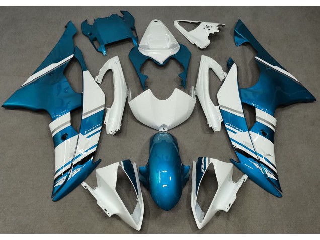 2008-2016 Gloss White and Light Blue OEM Style Yamaha R6 Motorcycle Fairing UK 2008-2016 Gloss White and Light Blue OEM Style Yamaha R6 Motorcycle Fairing UK