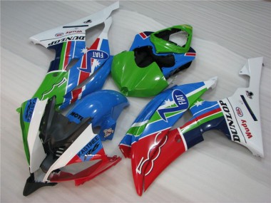 2008-2016 Green Fiat Yamaha R6 Motorcycle Fairing UK