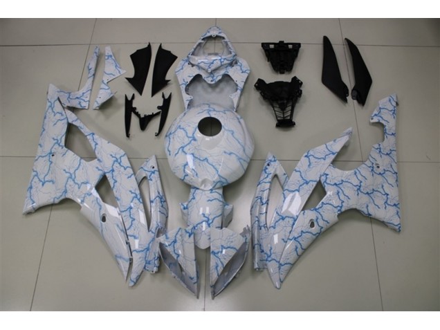 2008-2016 Light Blue Lighting Yamaha R6 Motorcycle Fairing UK 2008-2016 Light Blue Lighting Yamaha R6 Motorcycle Fairing UK