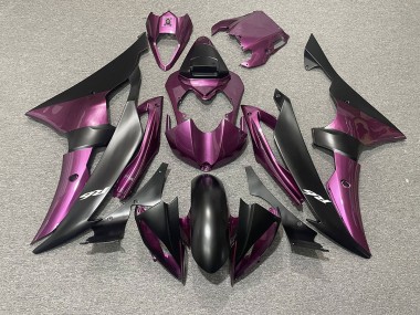 2008-2016 Light Purple and Matte Black Yamaha R6 Motorcycle Fairing UK