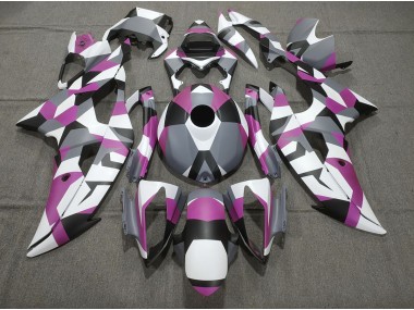 2008-2016 Pink Camo Plain Yamaha R6 Motorcycle Fairing UK