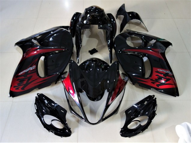 2008-2019 Gloss Black & Candy Red Suzuki GSXR 1300 Motorcycle Fairing UK 2008-2019 Gloss Black & Candy Red Suzuki GSXR 1300 Motorcycle Fairing UK