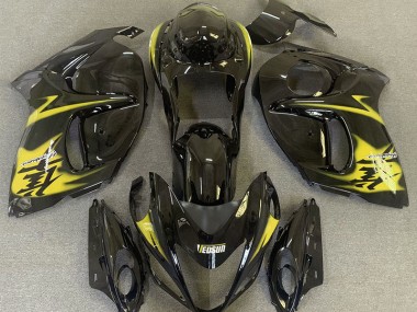 2008-2019 Gloss Black & Yellow Suzuki GSXR 1300 Motorcycle Fairing UK