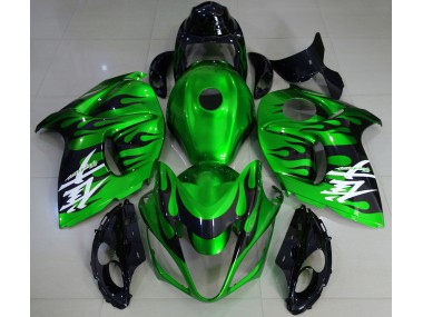 2008-2019 Gloss Green & Black Suzuki GSXR 1300 Motorcycle Fairing UK