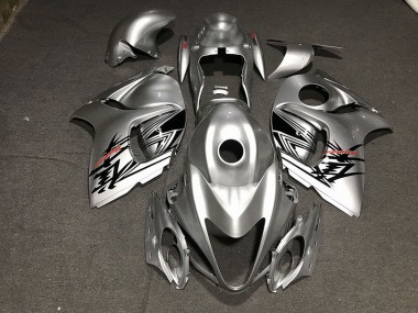 2008-2019 Liquid Silver & Red Suzuki GSXR 1300 Motorcycle Fairing UK