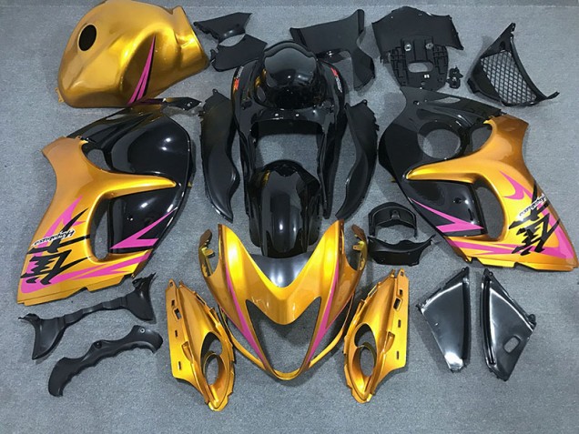 2008-2019 Shiny Gold with Black Suzuki GSXR 1300 Motorcycle Fairing UK 2008-2019 Shiny Gold with Black Suzuki GSXR 1300 Motorcycle Fairing UK