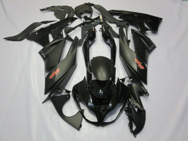 2009-2012 Black Kawasaki ZX6R Motorcycle Fairing UK