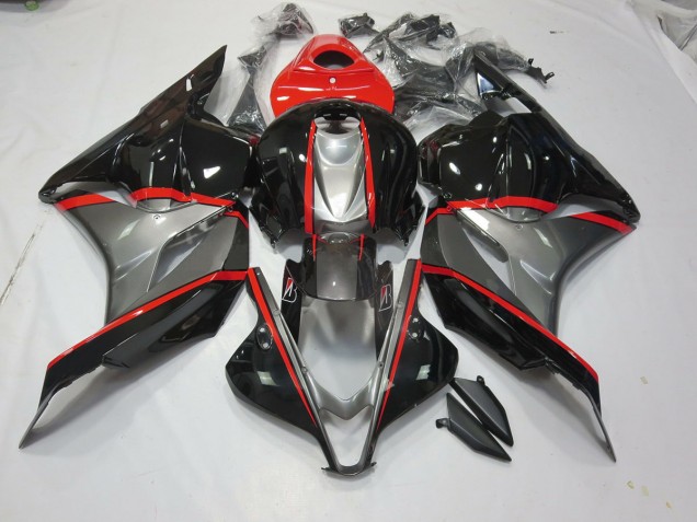 2009-2012 Black and Grey Red pin Honda CBR600RR Motorcycle Fairing UK 2009-2012 Black and Grey Red pin Honda CBR600RR Motorcycle Fairing UK