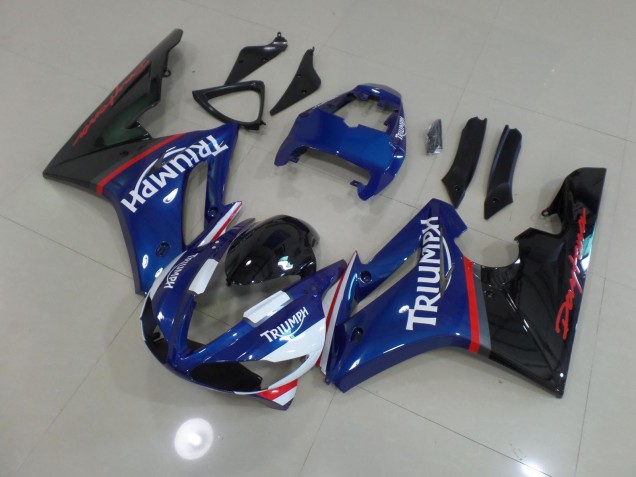 2009-2012 Blue and White Triumph Daytona 675 Motorcycle Fairing UK 2009-2012 Blue and White Triumph Daytona 675 Motorcycle Fairing UK