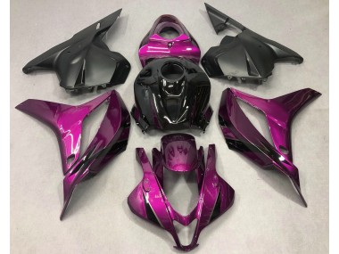 2009-2012 Deep Pink with Black Honda CBR600RR Motorcycle Fairing UK