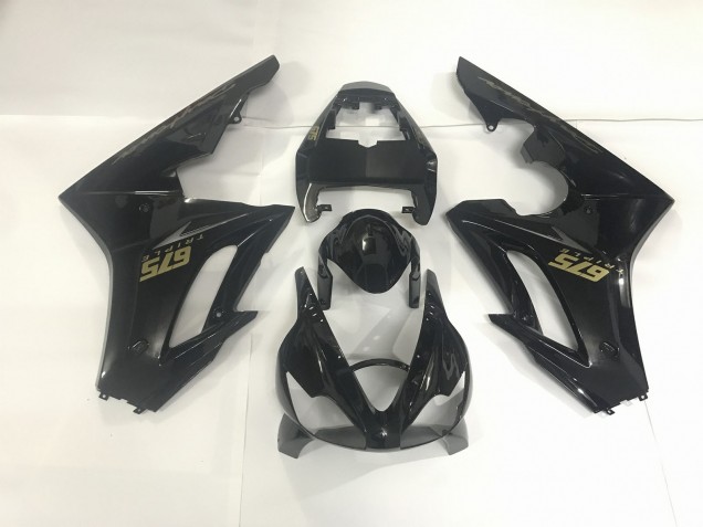 2009-2012 Gloss Black & Gold Triumph Daytona 675 Motorcycle Fairing UK 2009-2012 Gloss Black & Gold Triumph Daytona 675 Motorcycle Fairing UK