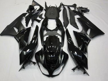 2009-2012 Gloss Black Matte Kawasaki ZX6R Motorcycle Fairing UK
