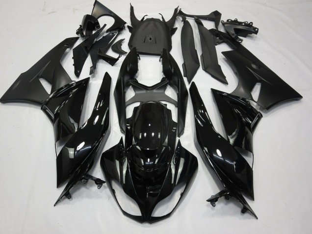 2009-2012 Gloss Black Matte Kawasaki ZX6R Motorcycle Fairing UK 2009-2012 Gloss Black Matte Kawasaki ZX6R Motorcycle Fairing UK