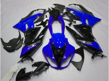 2009-2012 Gloss Blue and Black Kawasaki ZX6R Motorcycle Fairing UK