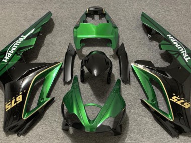 2009-2012 Gloss Green and Black Triumph Daytona 675 Motorcycle Fairing UK