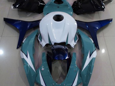 2009-2012 Gloss Light Blue and Blue Honda CBR600RR Motorcycle Fairing UK